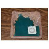 Terrafirma Ceramics 1991 Art Pottery Dish 8'