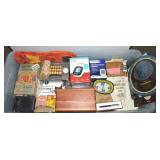 Lidded Tote of Misc: Lane Cedar Box Davidson's