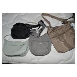(4) Small Bags w/ Baggallini, Joe Fresh, Travelon+