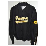 Vtg DeLong 2XL Iowa Hawkeyes Bomber-Style