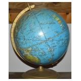 Vintage Cram Co World Globe (Light Metal Wear)