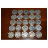 (25) 90% Silver US Roosevelt Dimes