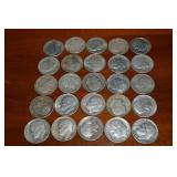 (25) 90% Silver US Roosevelt Dimes