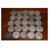 (25) 90% Silver US Roosevelt Dimes