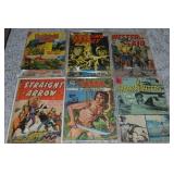 (6) Misc Vtg Comic Books: Western Kid, Tawa,