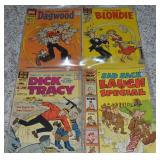 (4) Vtg Harvey Comic Books: Blondie, Dagwood,