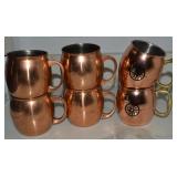 (4) Threshold Moscow Mule Mugs + (2) Nautical