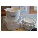 Set of Corningware Blue Cornflower Baking Dishes