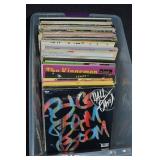 Tote w/ Vtg Vinyl Record Albums: Walt Disney,