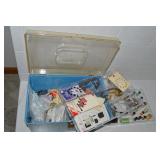 Vintage Sewing Box w/ Contents