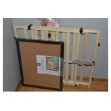 Regalo Baby Gate w/ Hardware + 16 x 20 Bulletin