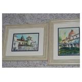 (2) Daisy McDonald Signed Framed Fine Art