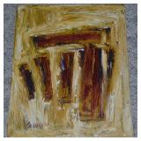 S Ward Signed '03 Original on Stretched Canvas