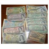 $44.25 FV Canadian Notes incl 1900 Fractional