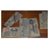 (5) US Fractional Currency Notes (1) 10, (4) 50 Ct