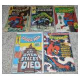 (5) Vtg Marvel Comic Books: Various Spider-man