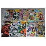 (10) Vtg Marvel Comic Books: Web of Spiderman