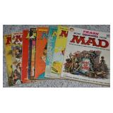(8) Mad Magazines (Fair/Good) 1957 & 1958
