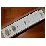 (24) US 10 Cent Dime Coins in Flip Holders Mostly