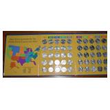 State Quarters of US Book & Map