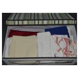 Fabric Tote of Linens