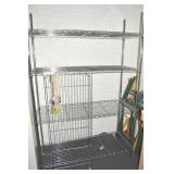 Heavy Duty Metal 5 Tier Utility Shelf 48w x 72tx18