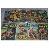 (12) Gold Key & Dell Vtg Comic Books: Tarzan