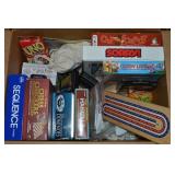 Box Lot of Family Board and Card Games