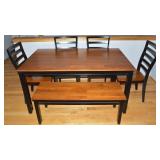 Standard Furniture Modern 2 Tone Dining Set w/