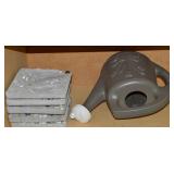 Shelf Contents Lot: Watering Can & Stepping