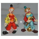 1957 Napco Japan Porcelain Clown S&P Shakers