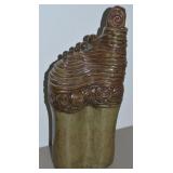 Handmade Art Pottery Decanter w/ Stopper 15.75t