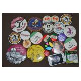 Pinback Collection: Iowa Hawkeyes, RFK, Daisy,