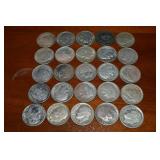 (25) 90% Silver US Roosevelt Dimes