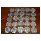 (25) 90% Silver US Roosevelt Dimes