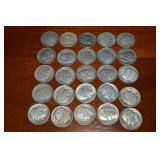 (25) 90% Silver US Roosevelt Dimes
