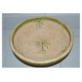 Contempo Ceramic Palm Tree Centerpiece Bowl 12'