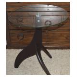 Contempo Espresso w/ Glasstop Side Table w/