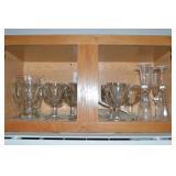 Kitchen Cupboard Contents lot: Drinking Glasses