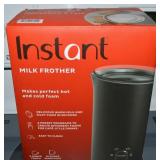 Instant Milk Frother 140-6001-01 Black in Box