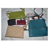 (6) Leather Wallets / Small Handbags