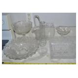 Cleera Glass/Crystal Lot w/ Cambridge Caprice 10.5