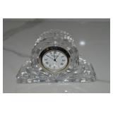 Waterford Irish Crystal Miniature Mantle Clock 4w