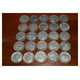 (25) 90% Silver US Roosevelt Dimes
