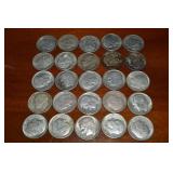 (25) 90% Silver US Roosevelt Dimes