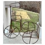 Lawn & Garden Metal Tricycle Planter 9' opening