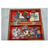 Wooden Box Full of Pins: Sports, Shooting, Olympic