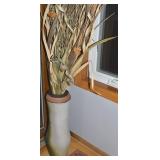 Art Pottery 22.5' Tall Floor Vase w/ Spray