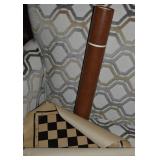 IEC Soft Rolled Chess Board w/ Pieces in Tube