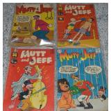 (2) Vtg DC Comic Books & (2) Harvey Mutt & Jeff
